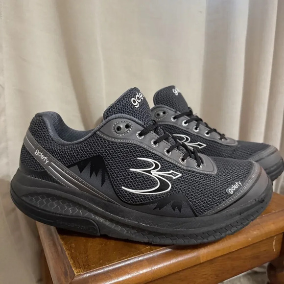 Gravity Defyer Gdefy Mighty Walk Men Shoes 11 Gray Black Walking Low Top Sneaker - Picture 1 of 13